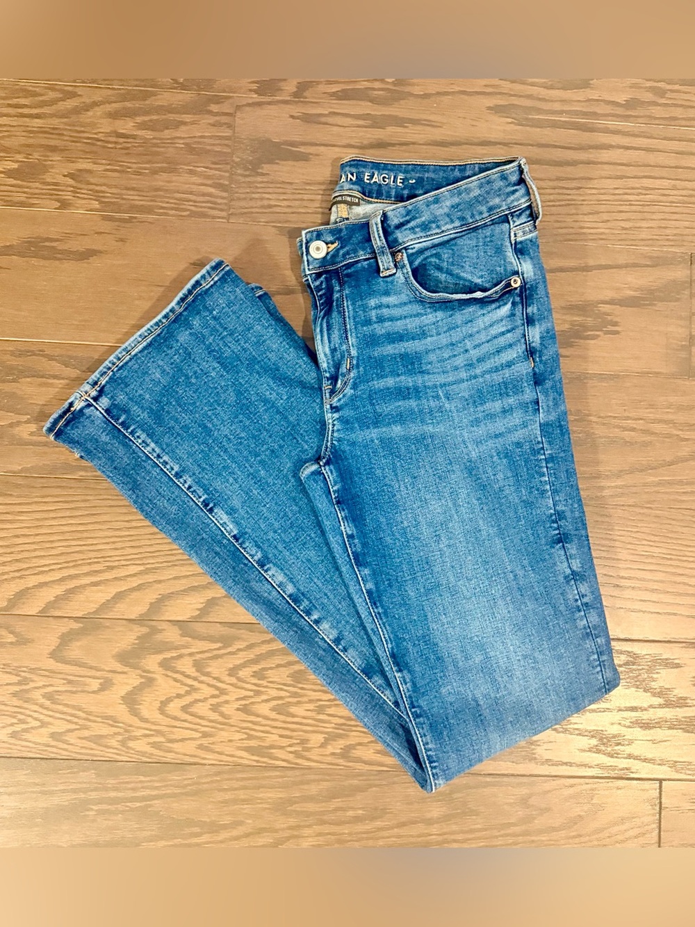 American Eagle Kick Boot Next Level Stretch Jeans | Size 8 Regular